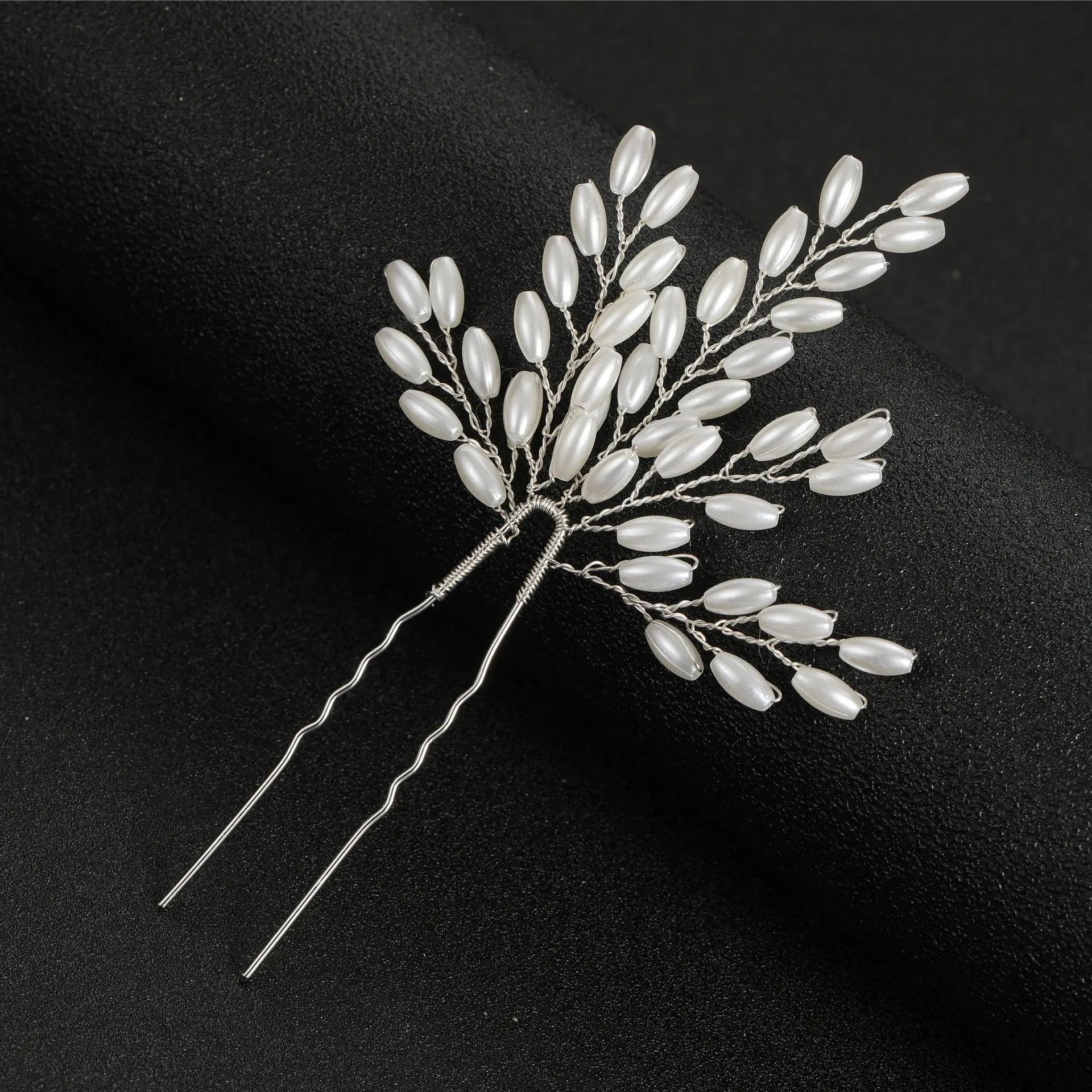 Korean Fashion Pearl Hair Combs Handmade Hairpins and Clips for Women Girls Bride Wedding Hair Styling Jewelry Accessories