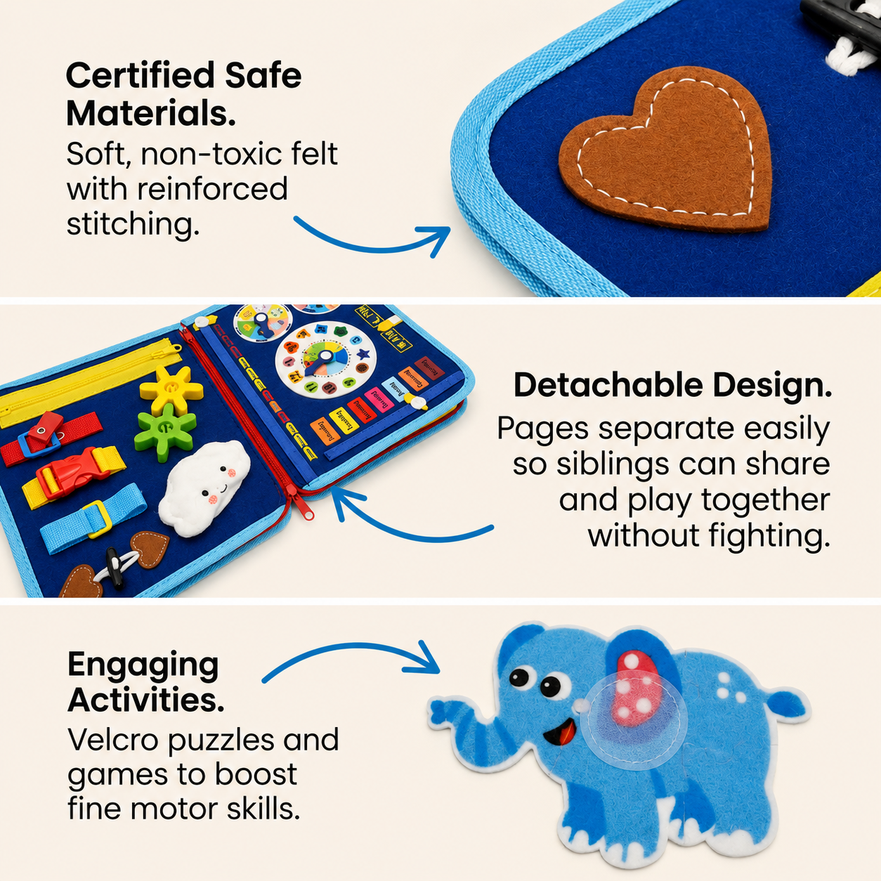 Montessori Busy Board For Children