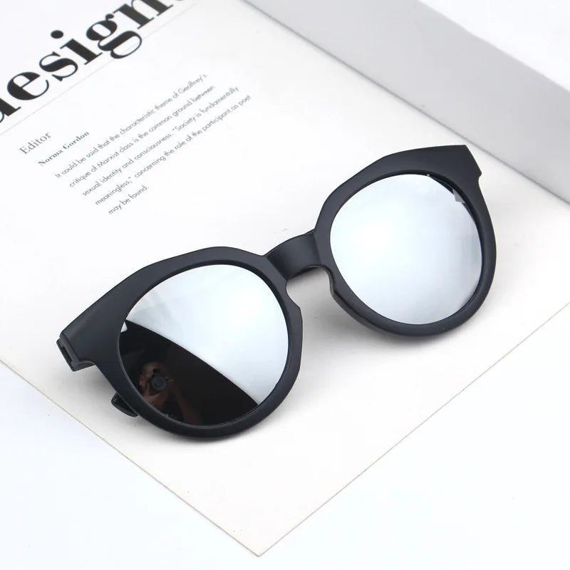 Fashion Round Frame Kids Sunglasses Candy Color Children's Sunglasses Anti-uv Baby Sun-shading Eyeglasses For Girl And Boy UV400