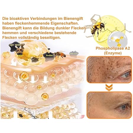 Bienengift Hautregenerationscreme, Professionelle Bienengift Creme, Ourlyard Bee Venom Hautregenerierende Creme, Bienengiftsalbe, Bienengiftcreme für alle Hauttypen