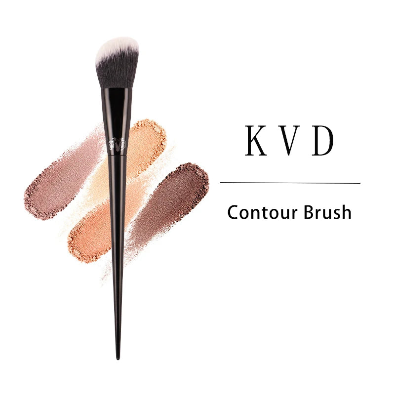 Kat Von D Makeup Brushes Blusher Powder Foundation Concealer Eye Shadow Blending Cosmetic Concealer Beauty Soft Branded Brush