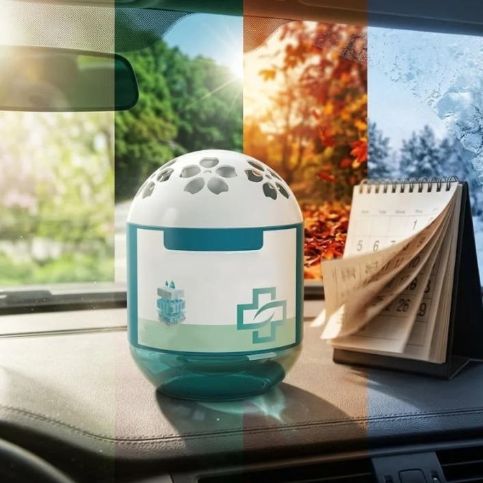Maternal & Infant Safe Air Purification Magic Box, 97.8% Efficient Dust Removal, Whole-House Automatic Air Purifier with Plant Extract Formula