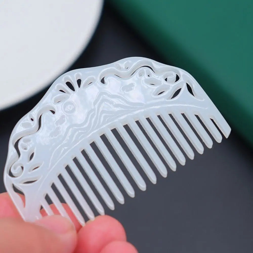 Acetic Acid Acetate Hair Comb Hairpin Flower Chinese Style Chinese Style Hair Stick Hair Sticks for Buns Imitation Jade