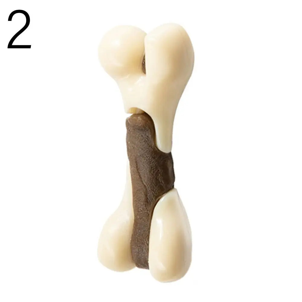 Nylon + Cowhide Dog Bone Pet toys Natural Non-Toxic Anti-bite Molars Puppy Toys Pet Chew Game Durable Dental Care Sticks