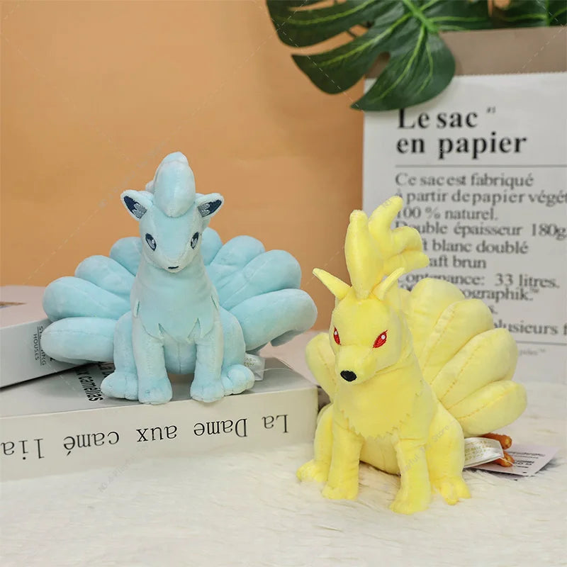 New Arrival Pokémon Plush Toy Ninetales Alolan Ninetales Shiny Ninetales Cute Soft Stuffed Toys Birthday Christmas Gift