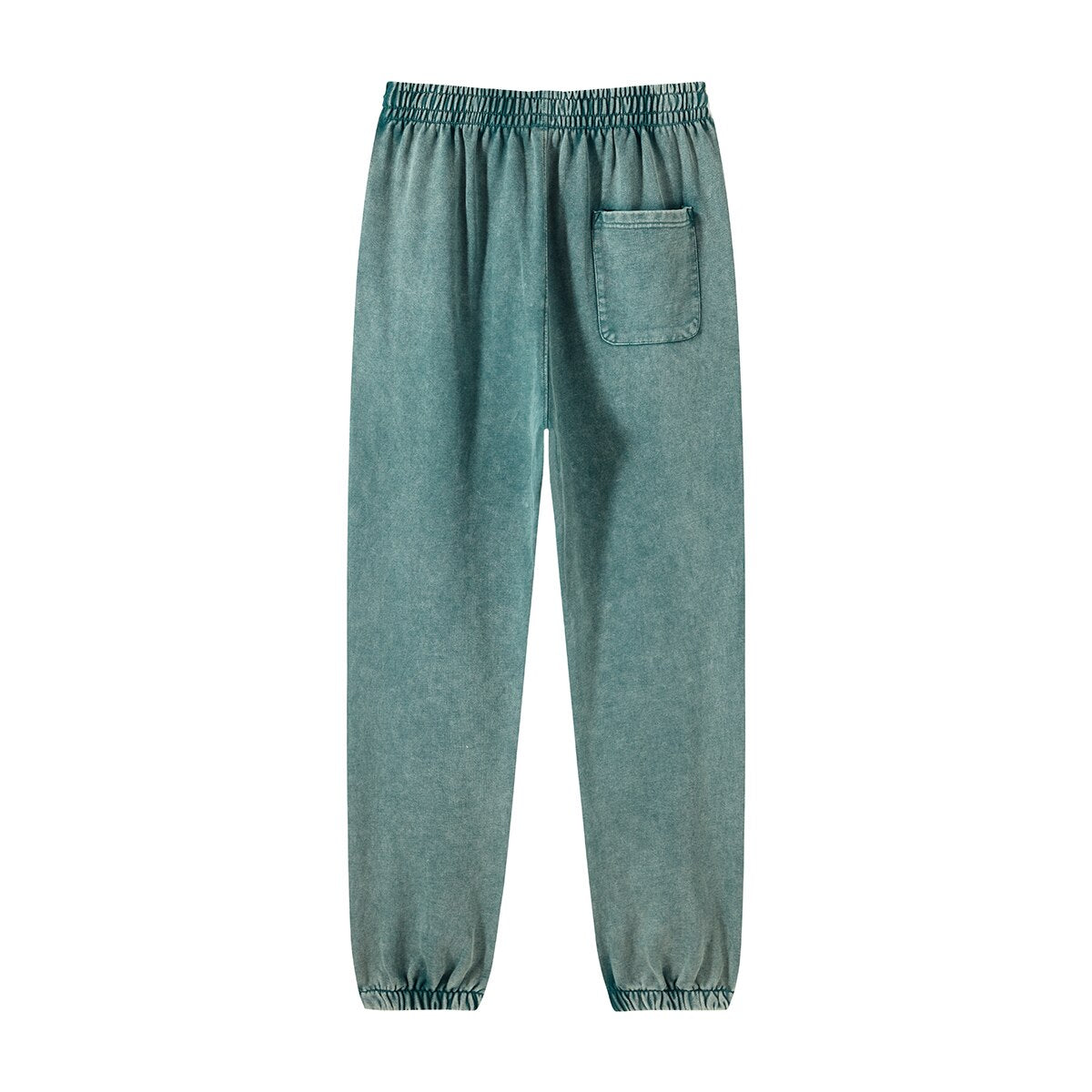 Baggy fit heavy cotton french terry wax dyed sweatpant