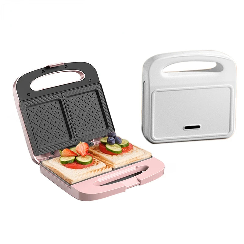 Electric Sandwich Maker Breakfast Baking Machine Egg Omelette Cooker Grill Pan Double-side Bread Pressure Toaster Ligh Food Oven