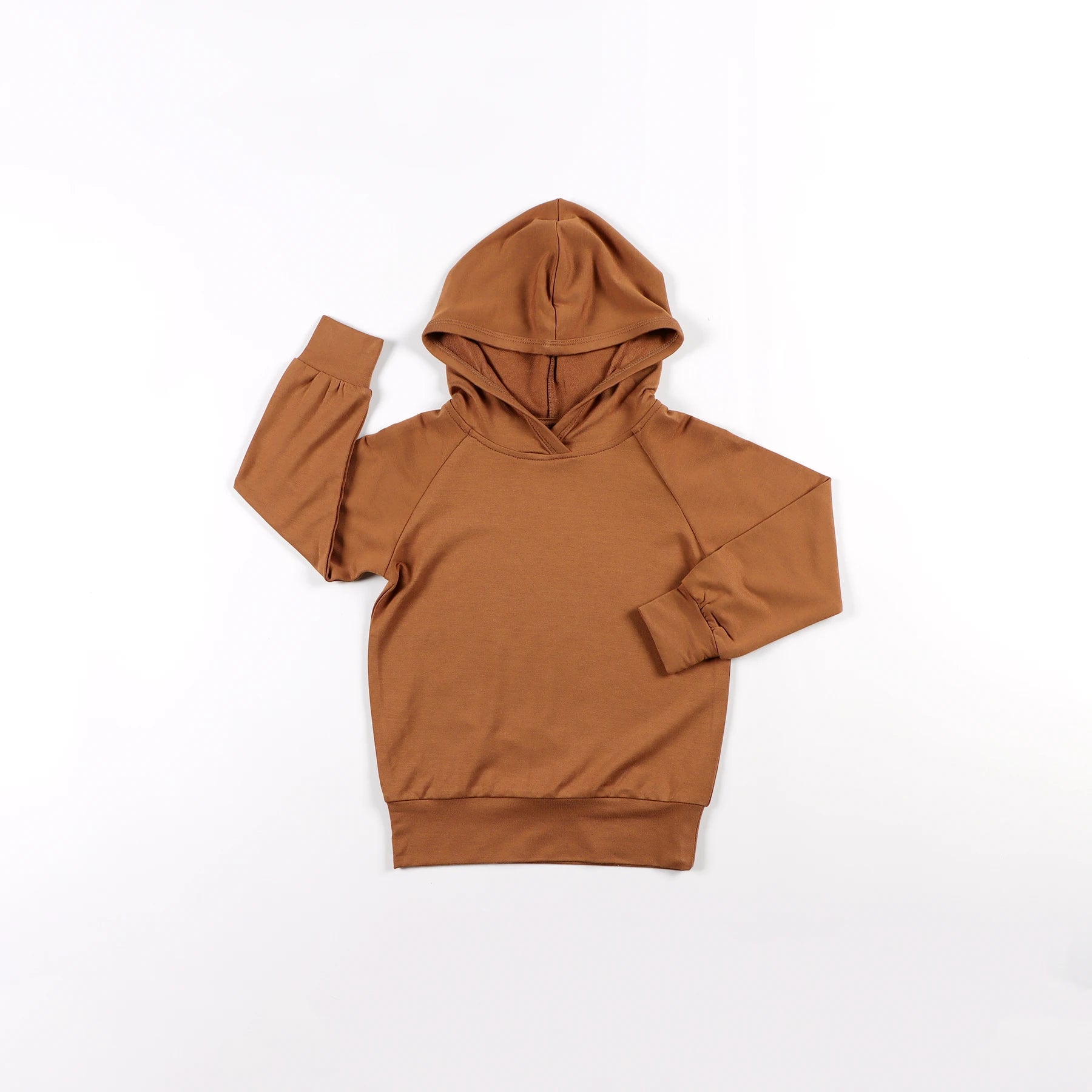 Bamboo Fiber Baby Hooded Sweatshirt Long-Sleeve Baby Boy Girl Clothes Toddler Pullover Tracksuits Terry Jogger Set Baby Clothing