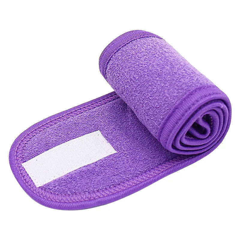 Women Headband Adjustable Wide Hairband Yoga Spa Bath Shower Makeup Wash Face Cosmetic Headband For Ladies Make Up Accessories