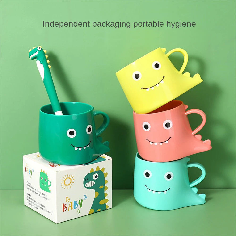 Mouthwash Cup Baby Children Cute Creative Gargle Cup Toothbrush Cup Dinosaur Cartoon Thickened Cup