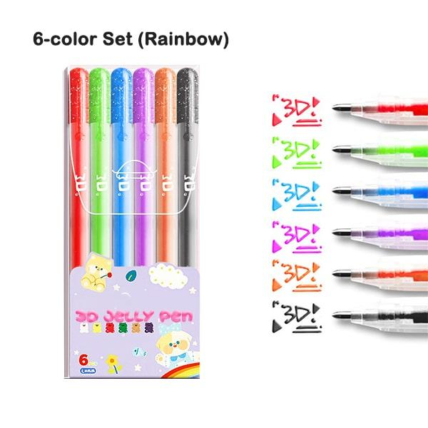 3D Jelly Pen Set (6PCS/12PCS)