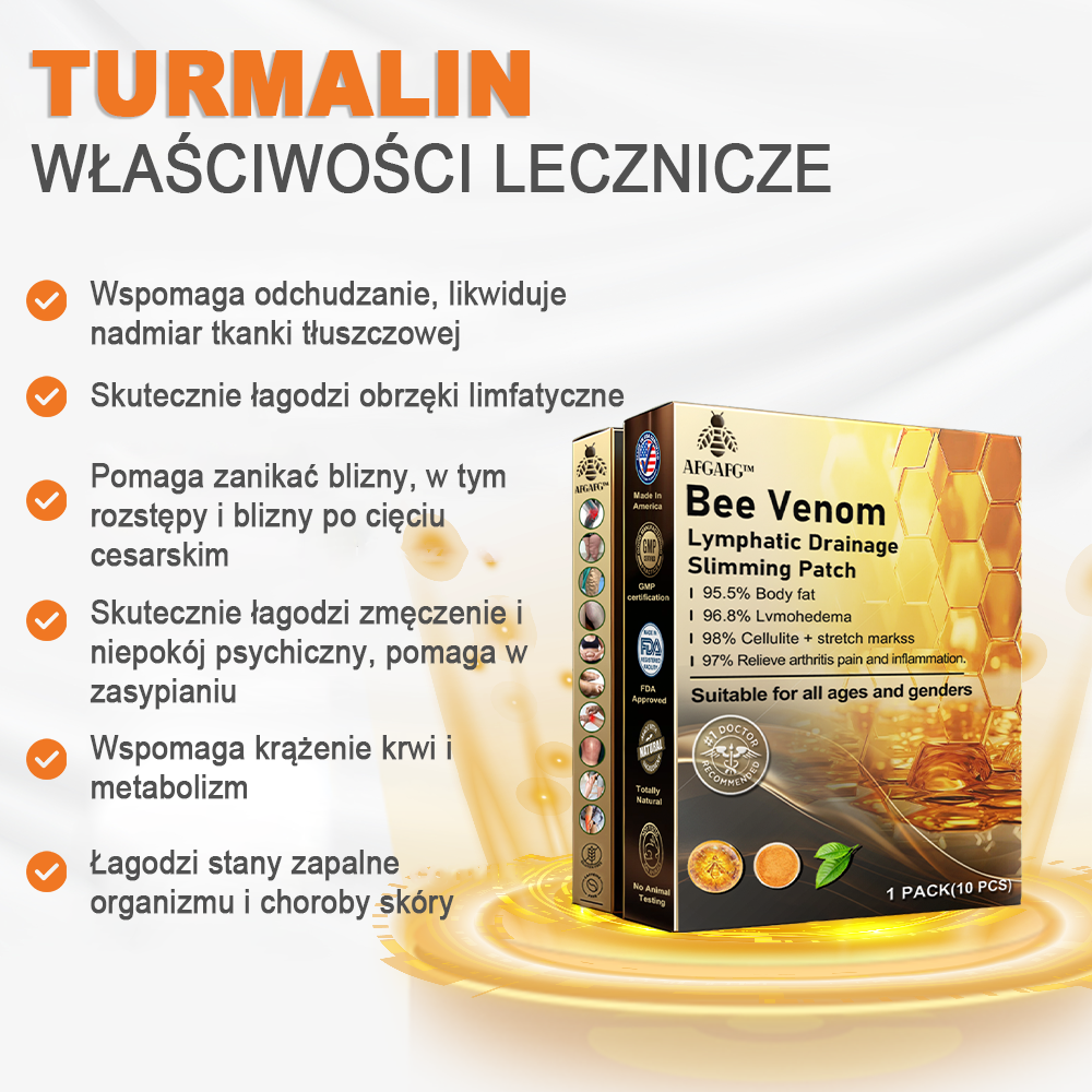 🐝AFGAFG™ Plaster wyszczuplający z drenażem limfatycznym na bazie jadu pszczelego 🔥Ograniczony czas 60% zniżki🔥(nadaje się do użytku przez osoby w każdym wieku)🔥
