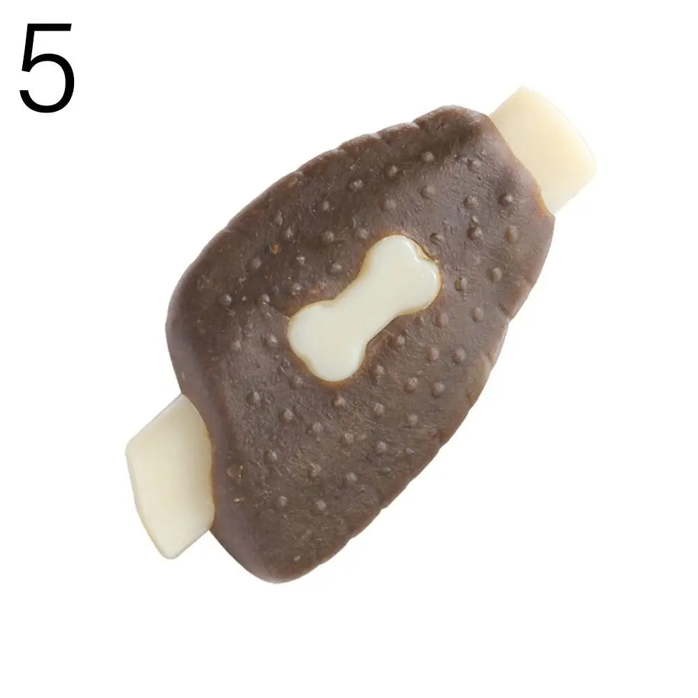 Nylon + Cowhide Dog Bone Pet toys Natural Non-Toxic Anti-bite Molars Puppy Toys Pet Chew Game Durable Dental Care Sticks