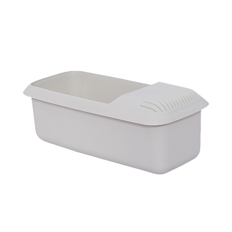 Plastic spaghetti box kitchen cooking vegetables and noodles dual-use plastic storage box kitchen supplies gadgets set draining box