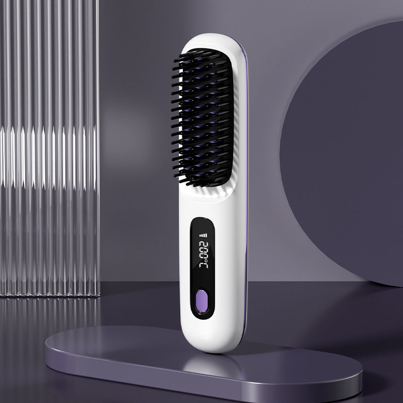 🔥 The First Smart Styling Brush for Short Hair – Precise, Safe & Effortless