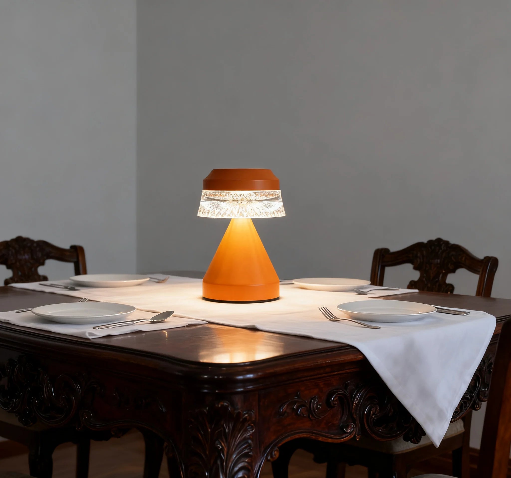 Touch the night light for three lighting modes. USB rechargeable for easy portability.