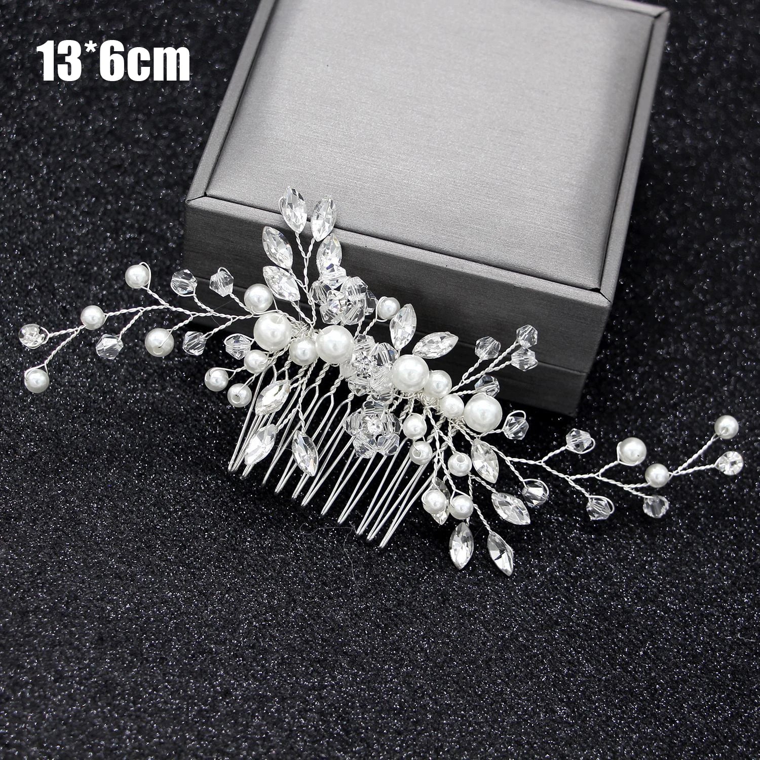 20pcs Women Flower Hairpin Stick Wedding Bridal Crystal Pearl Hairpin U Shaped Hair Clip Barrettes Hair Accessories Wholesale