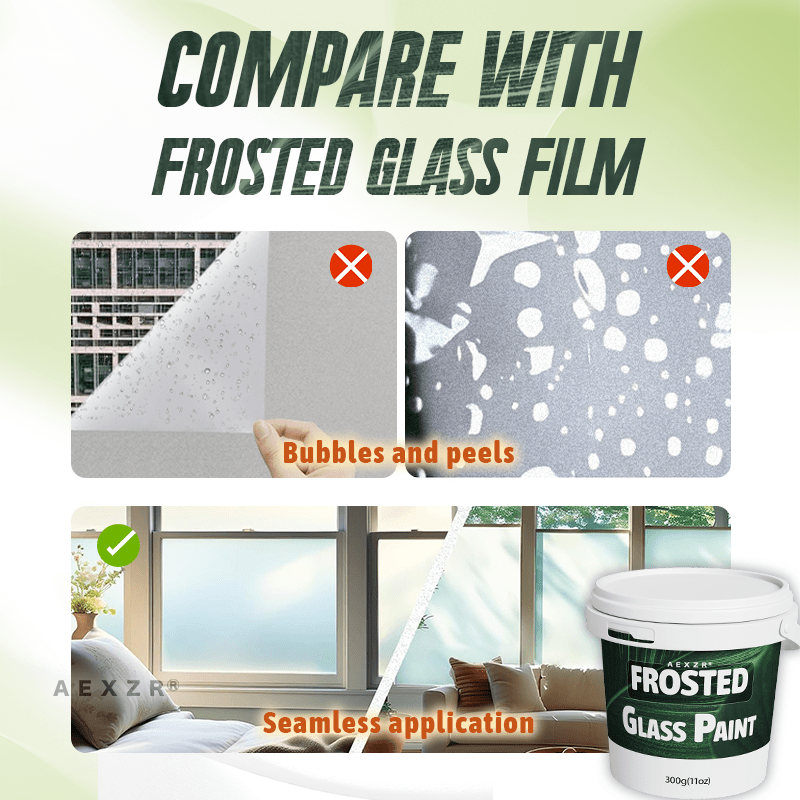 Aexzr® Privacy Paint Frosted Glass Paint
