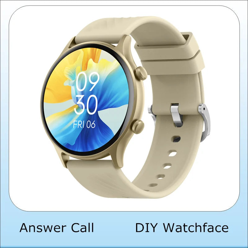 Smart Watch Korean Woman Girls Smartwatch 2023 Bluetooth Call Voice Assistant Whatsapp Notification Blood Pressure Bracelet