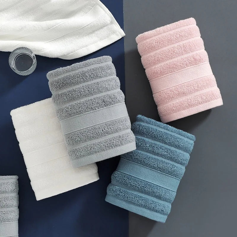 4pcs Useful Towel Square Face Towel Strong Water Absorption Kids Children Small Pure Cotton Towel Wipe Hands 35*35cm