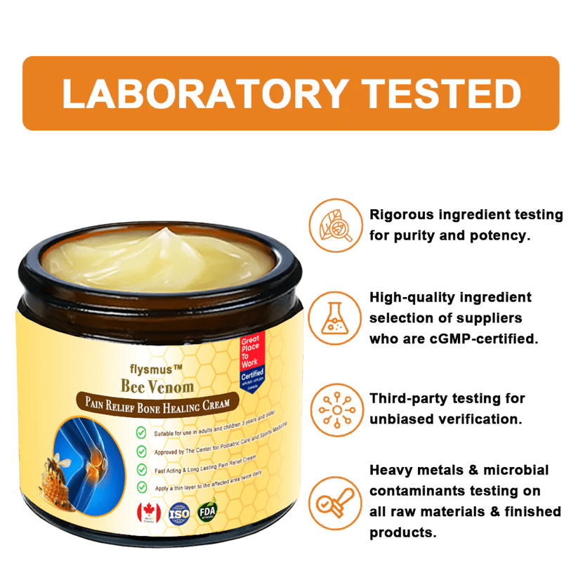 🐝flysmus™ Bee Venom Joint & Bone Recovery Cream（👩🏼‍⚕️FDA Food and Drug Administration Certified）