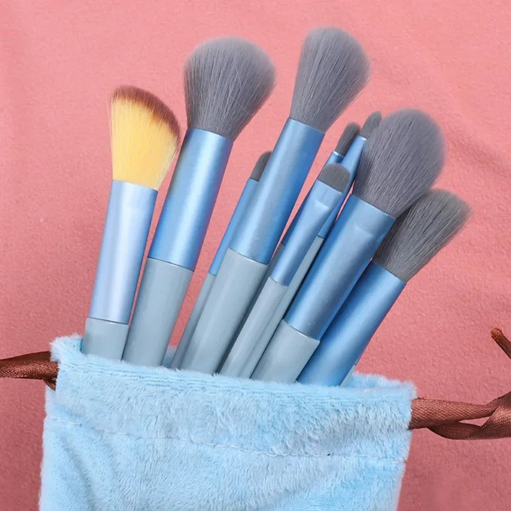 HOT13 PCS Makeup Brushes Set Eye Shadow Foundation Women Cosmetic Brush Eyeshadow Beauty Foundation Brush Soft Make Up Tools