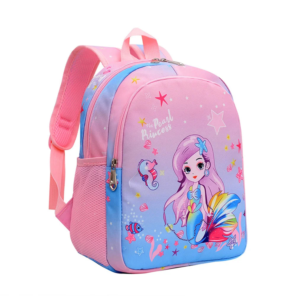 Children Backpack Cartoon Unicorn Pattern Baby Cute Kindergarten Schoolbag Waterproof Kids Bags Boys Girls Backpacks