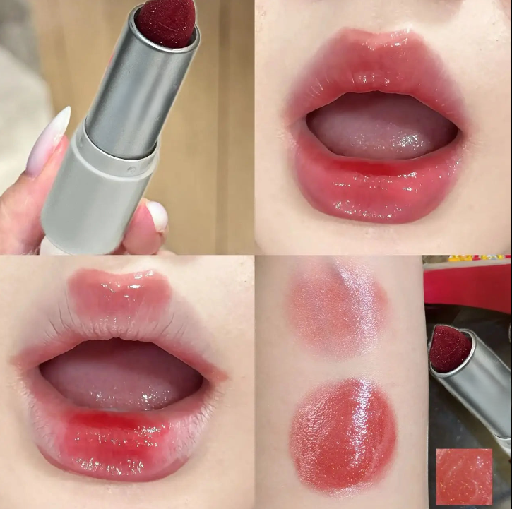 Silky Shimmer Lip Gloss High-Pigment Shine Hydrating Non-Sticky Long-Lasting Transfer-Proof Glossy Lip Makeup Daily