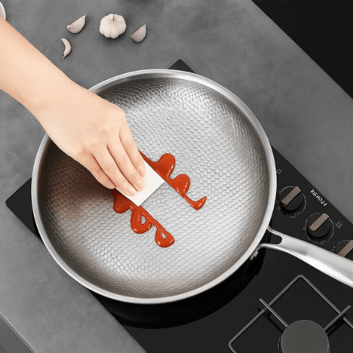 Pan for Induction & Gas | Uncoated Titanium Pan