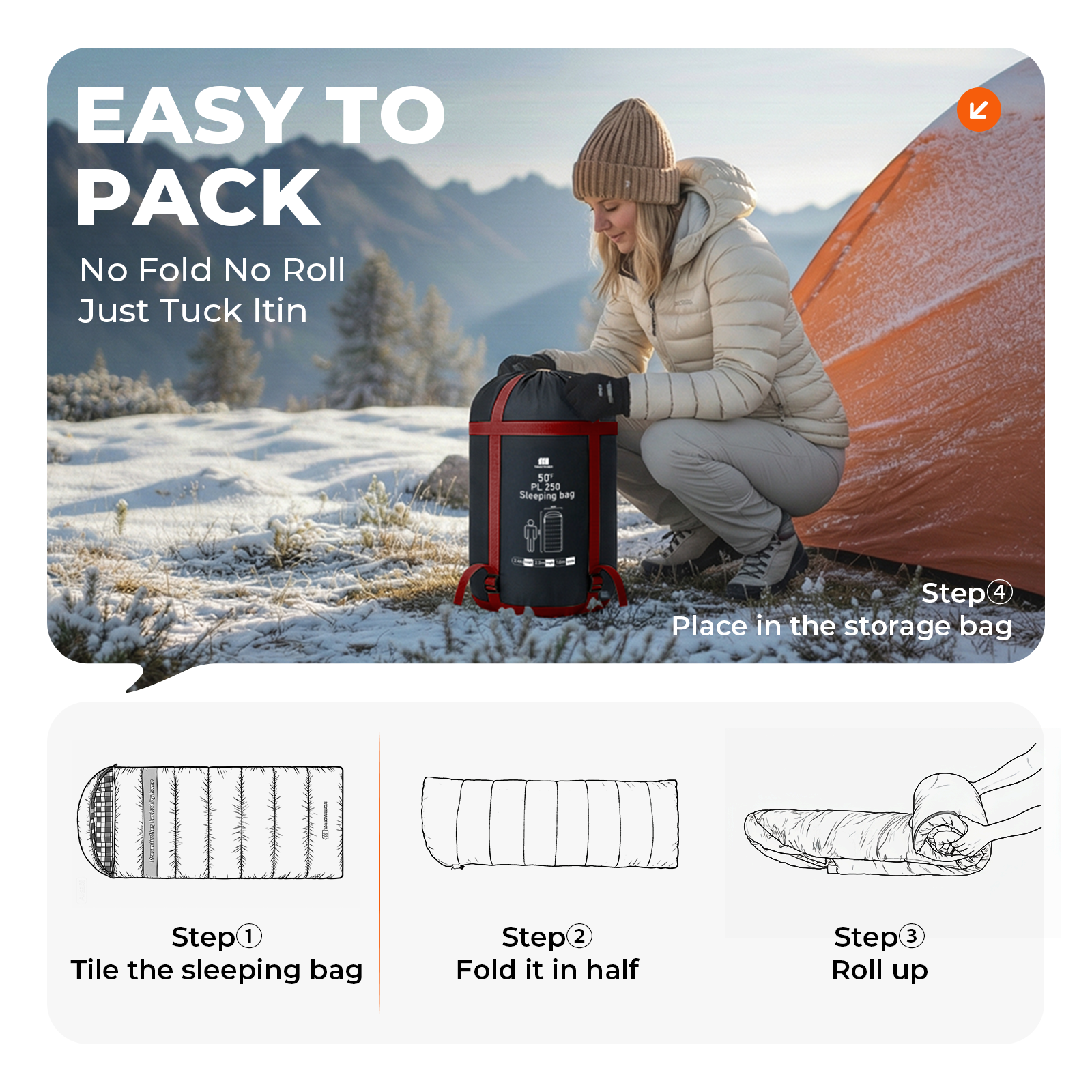 Hooded single-person flannel Plain sleeping bag