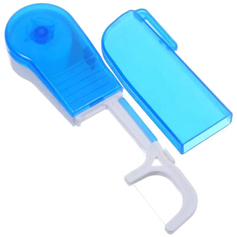 1pc Reusable Flosser Dental Floss Grip Spool Flat Dental Flosser Replacement Rack Mint Teeth Floss Pick Oral Cleaner