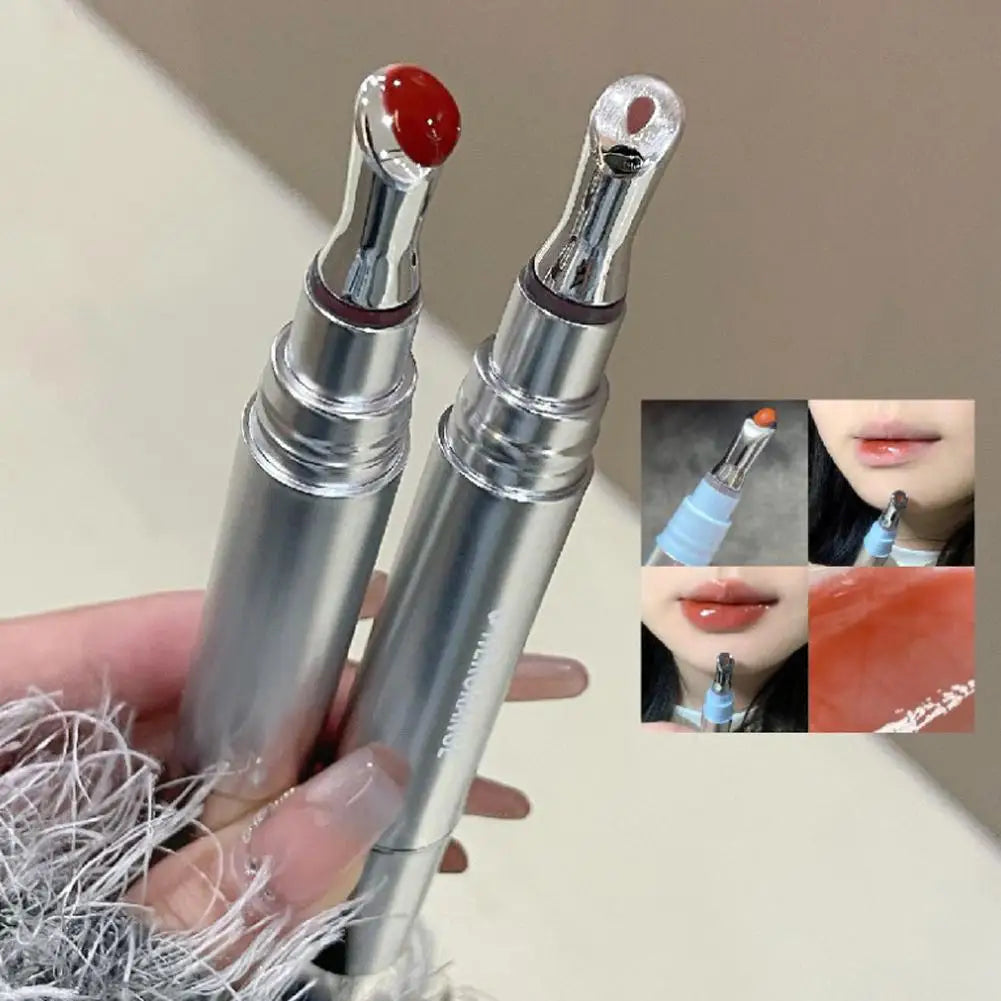 Mirror Watery Essence Lip Gloss Liquid Lipstick Jelly Lip Glaze Fading Lip Lines Water Light Jelly Makeup Moisturizing Lips Tint