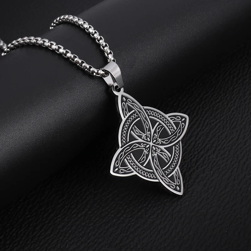 Orthodox Cross Stainless Steel Pendant Christian Eternal Church Inspirational Nika Necklace Men Women Fashion Jewelry Gift