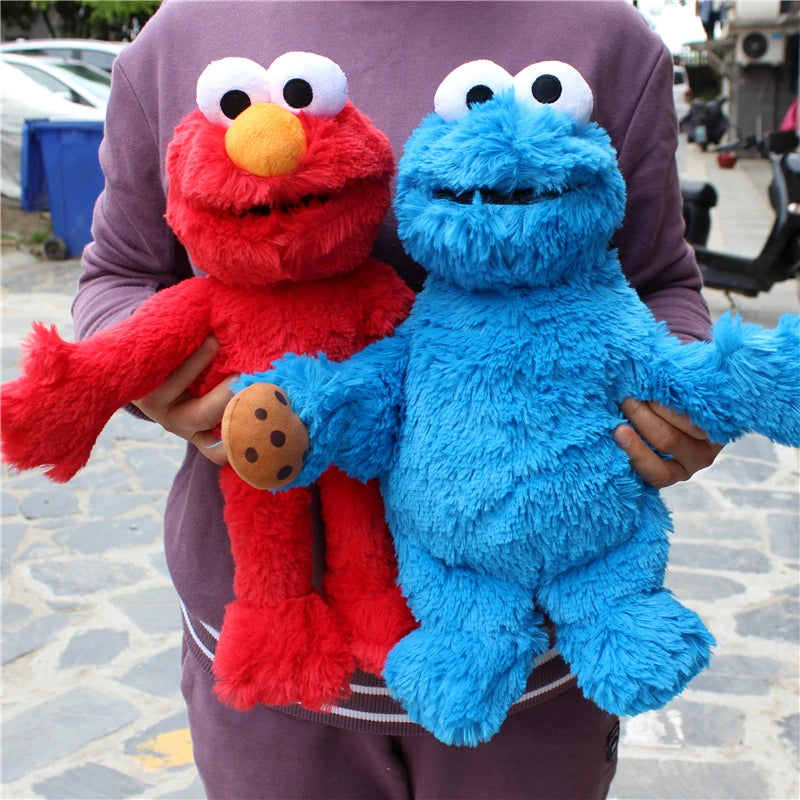 1piece classical Elmo and Cookie Monster plush soft toys Children Educational Toys