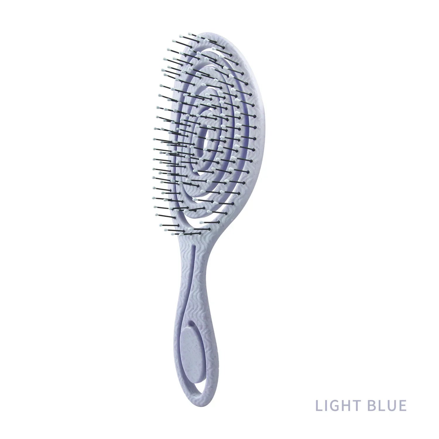 Mint Green Biodegradable Detangling Hairbrush Soft Vent Wet Lightly Pull No Harm Hair Eco Friendly Antistatic Massage Hair Brush