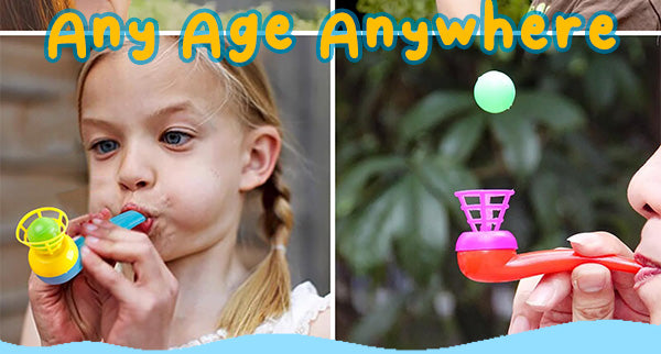 Suspended Ball Kid Blowing Toy