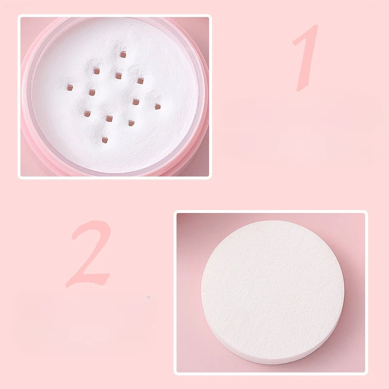 Face Loose Powder Makeup Oil-control Long Lasting Waterproof Cosmetic Face Powder Translucent Professional Lasting Makeup