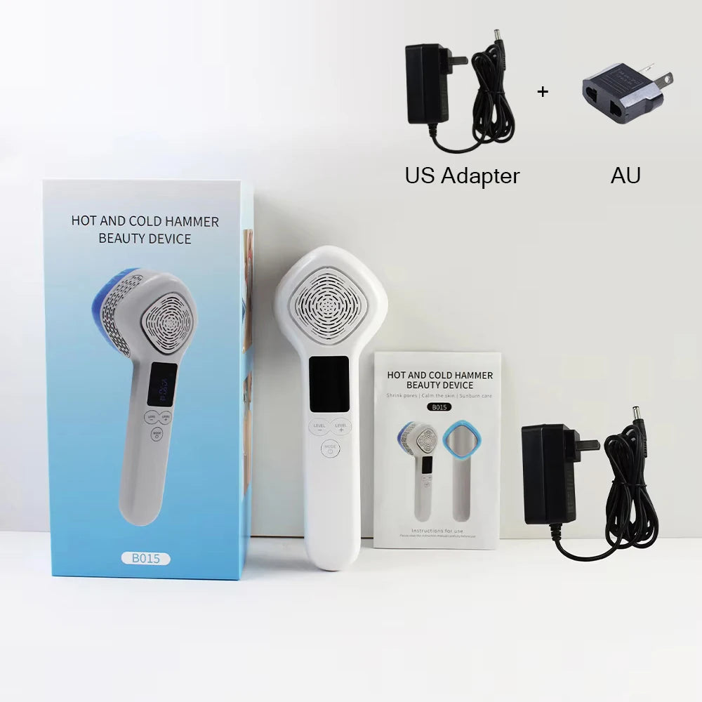'-5 To 48 Degree Ice Hammer Face Massager Ice Massage Beauty Instrument 6 Colors Photon Light Therapy for Skin Rejuvenation
