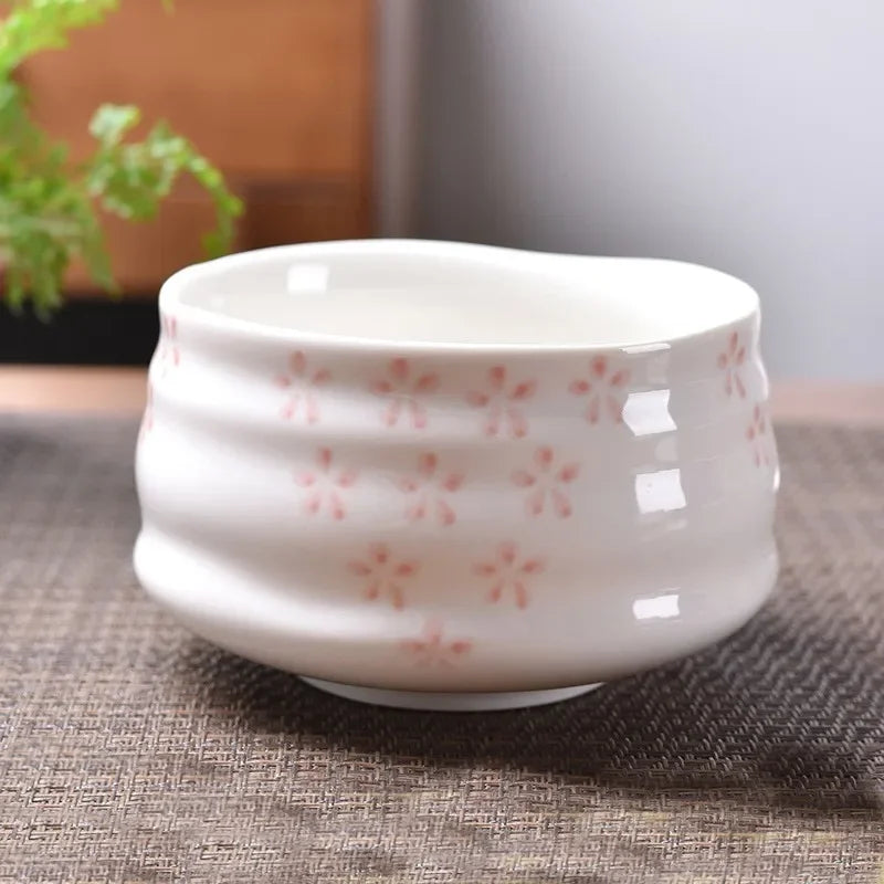 Ceramic Matcha Bowl Home Kitchen Anti-scald Insulated Tableware Salad Bowls Japanese Tea Ceremony Accessories Gifts