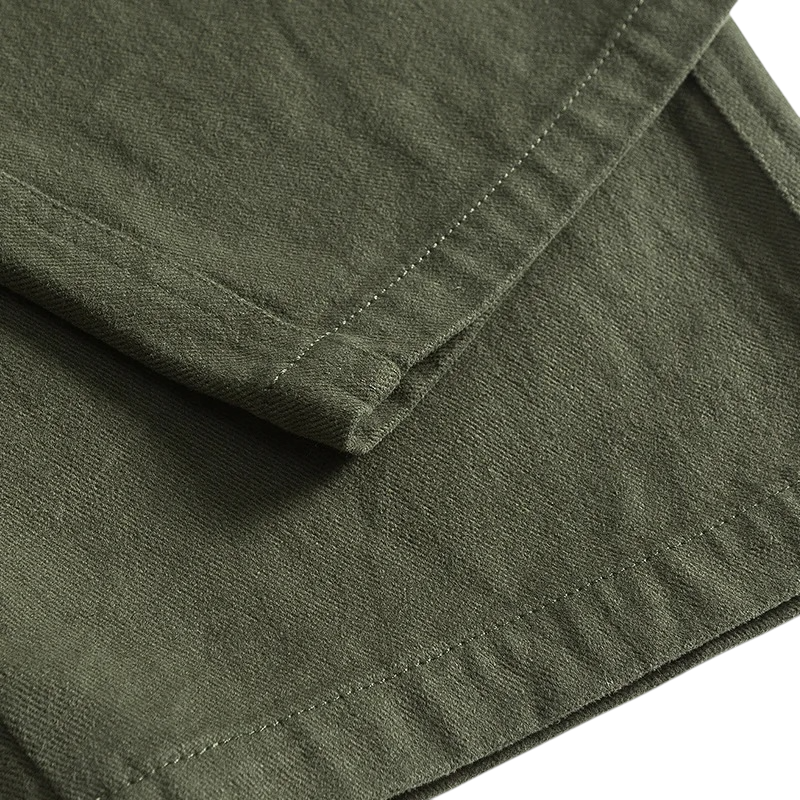 Web belt elastic waist pant with detachable pocket