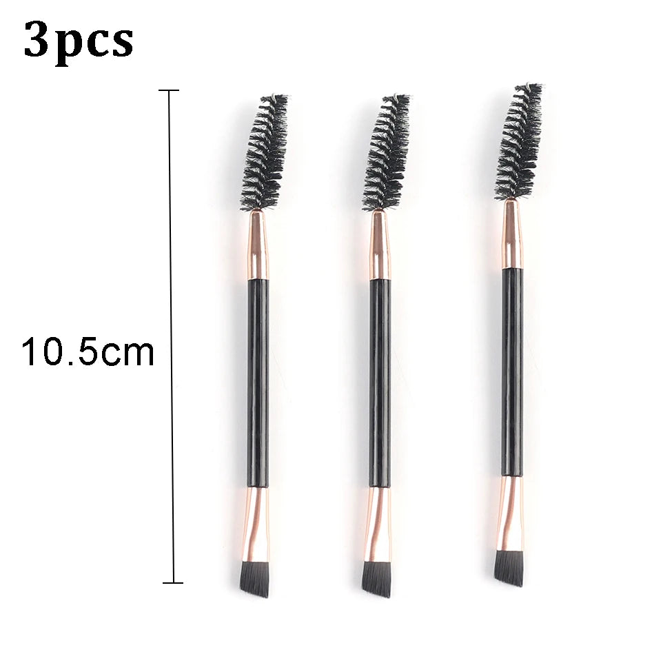 1/10pcs Soft Eyelash Brushes twisted Eyebrow Brush Elbow Contouring Eye Brow Eyeliner Brushes Eyes Blending Cosmetic Makeup Tool