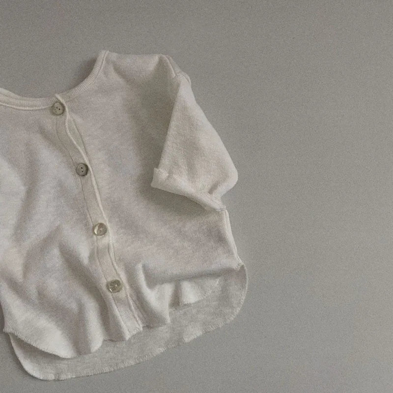 New Baby Thin Cotton Cardigan