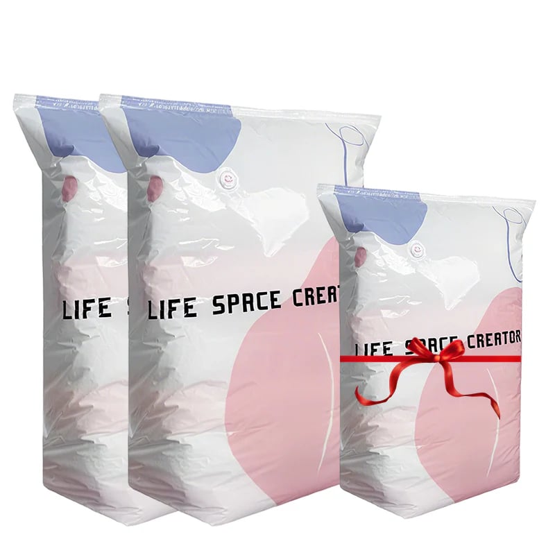 📦 Large-Capacity Vacuum Bags – No Pump Needed! 💕