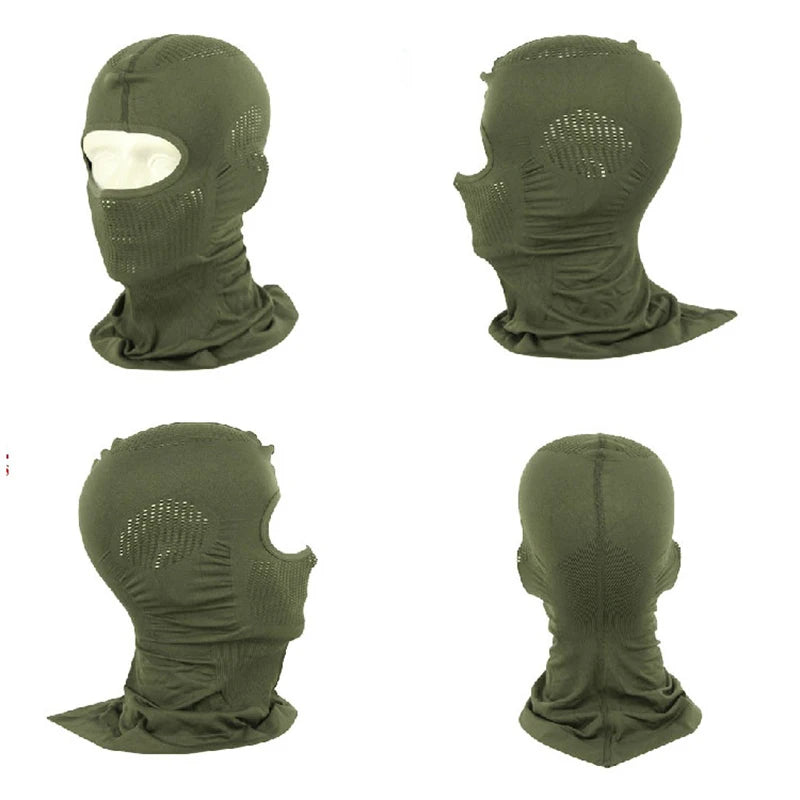 2023 Sports Tactics Quick Drying Breathable Fully Wrapped Elastic Headgear Outdoor Equipment