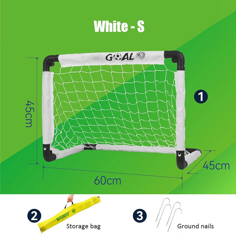 Portable Folding Youth Soccer Goal Installation-free Kid Football Goal Net