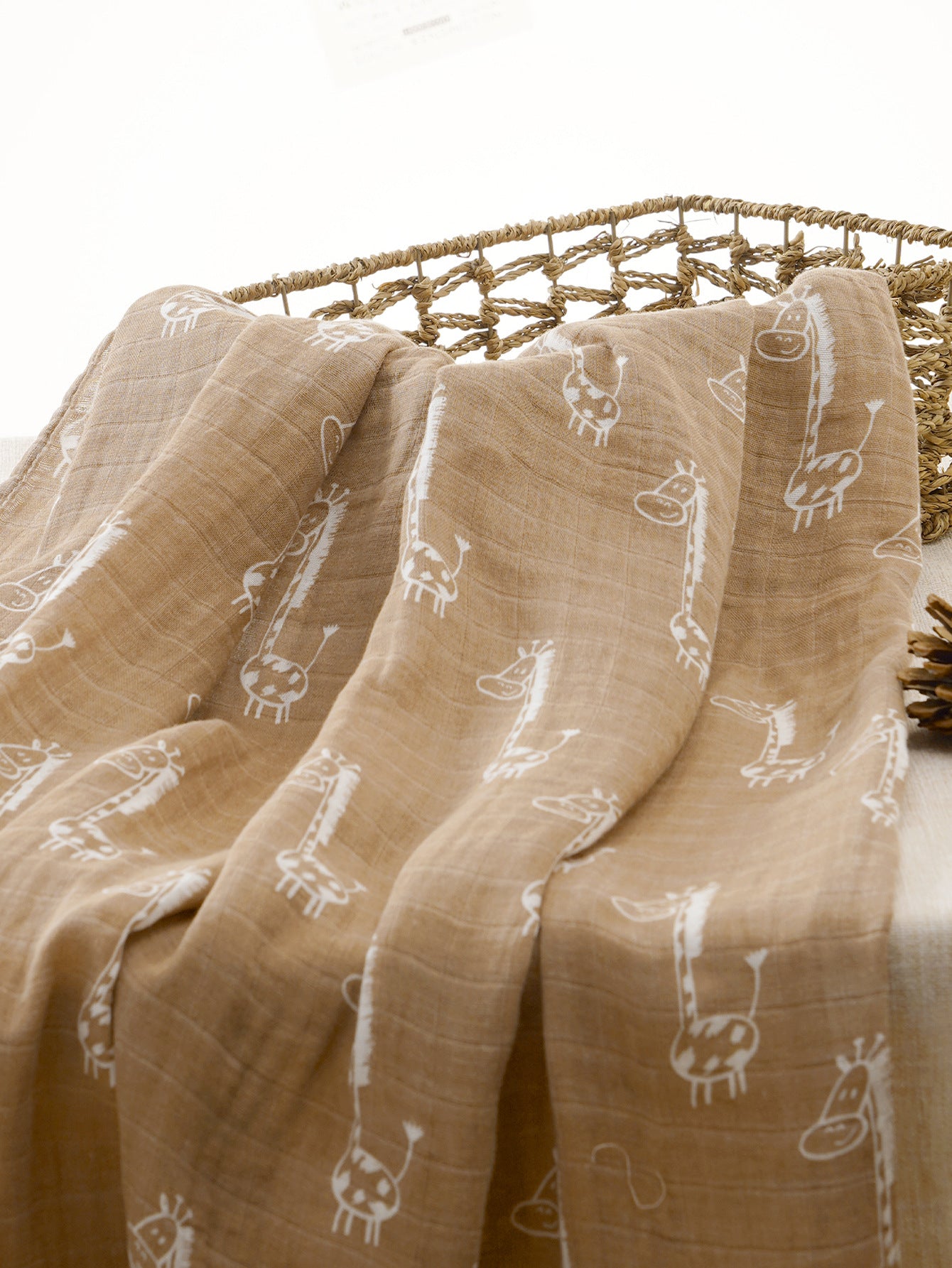 Simple Printed Newborn Baby Bamboo Cotton Baby's Blanket Gro-bag