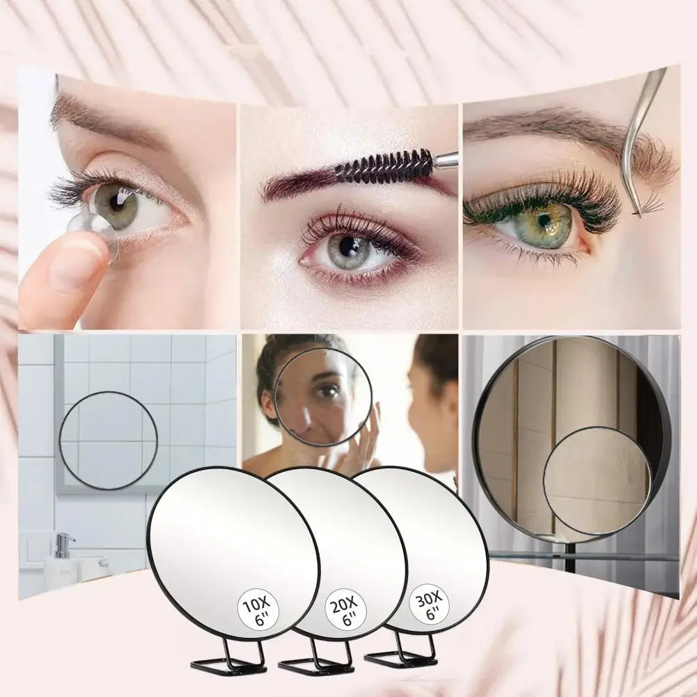 Magnifying Mirror Light Backlight 10X/20X/30X Increase Magnification Cosmetic Makeup Bedroom Table Make-up Bathroom Mirroring