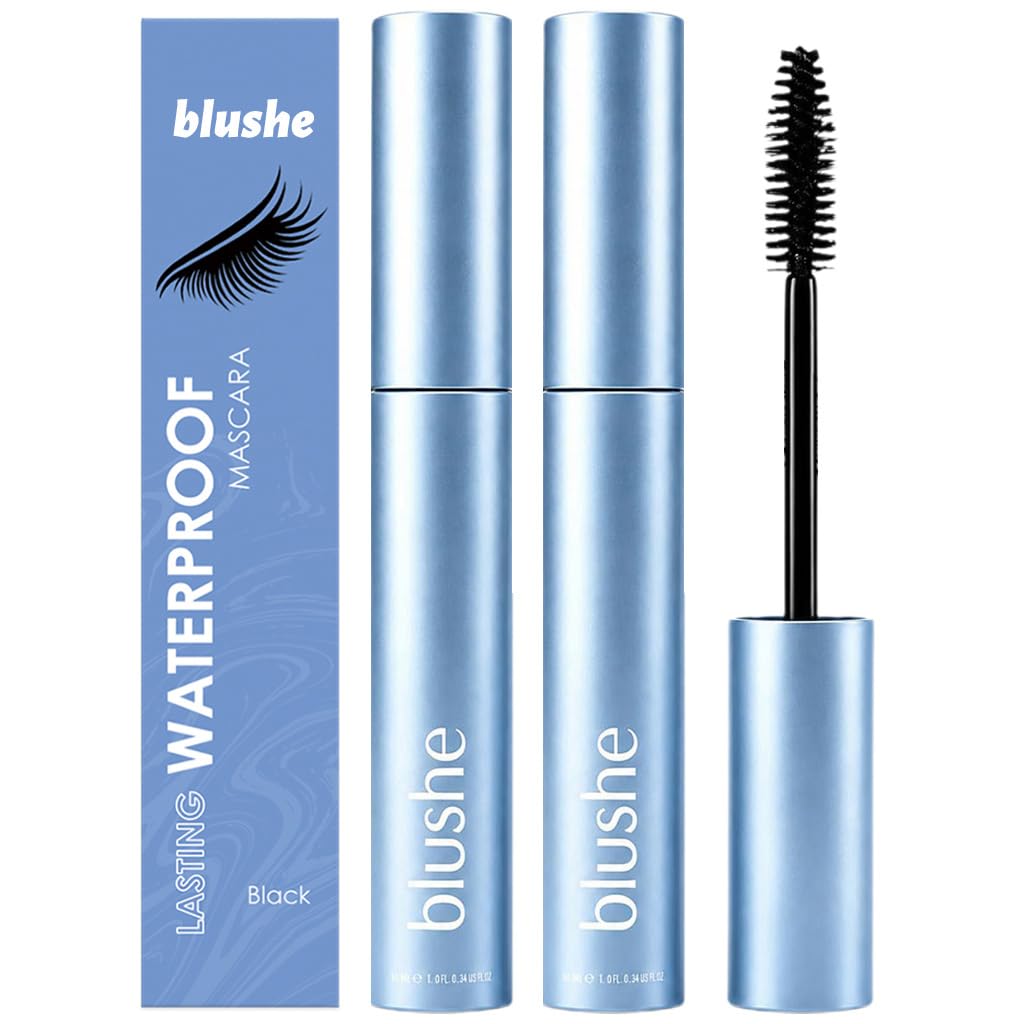 Blushe Lash Casting Mascara Korean, New Upgrade Blush Korean Mascara With Growth Serum, Volumizing & Lengthening Lash Makeup, Lash Enhancement & Regeneration, Smudge Proof & Waterproof
