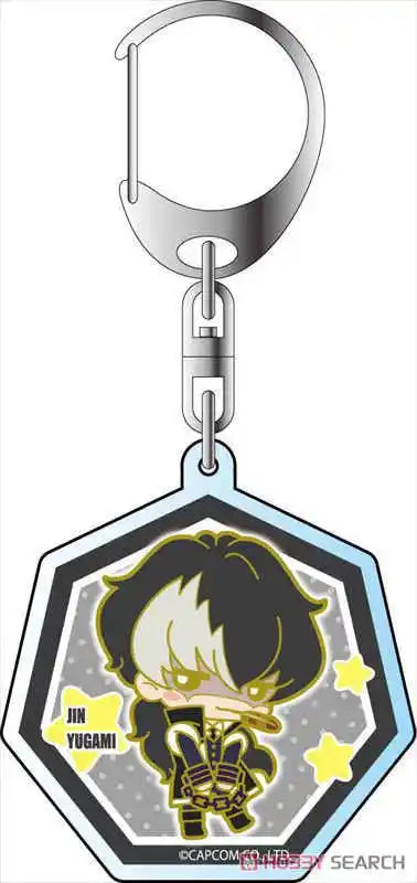 Charm Anime Fans Gifts The Great Ace Attorney Chronicles Q Edition HD Figurel  Acrylic  keychain About 6cm