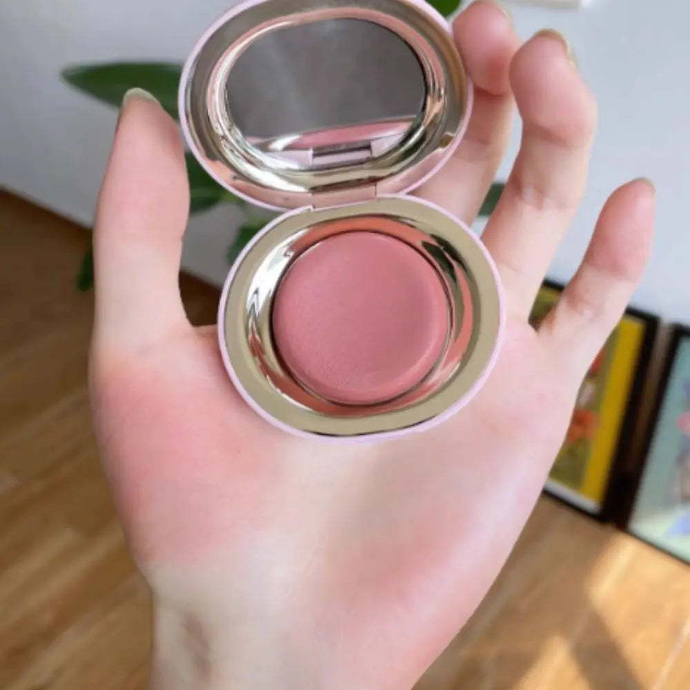 Rare Beauty Soft Shiny Blush Paste Rosy Nude Pink Dual-use Waterproof Gloss Monochrome Liquid Blush Moisturizing Bring A Mirror